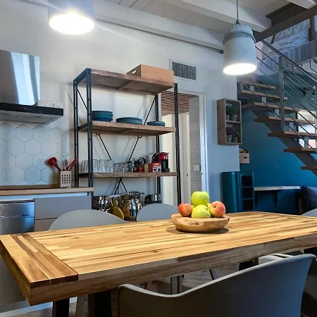 Charming Attic With Balcony & Swimming Pool Apartment